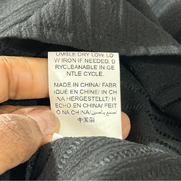 SHEIN Curve Women's Button Down Blouse Top Shirt 3/4 Sleeve Black Size 2XL - Picture 5 of 7